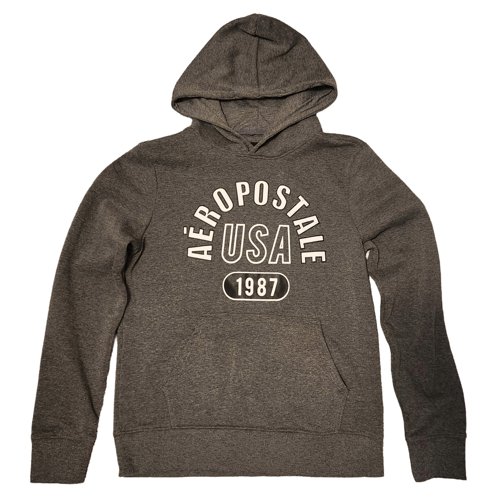 Aeropostale Men's Heather Gray Hoodie